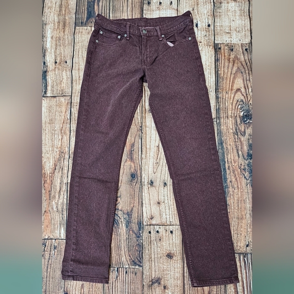 Levi's Strauss Men's 511 Jean's Slim Fit Rusty Stone Wash Color 32x33 - Picture 2 of 12